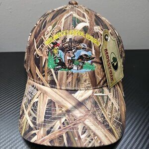NWT Mossy Oak Trees America's Renewal Resource Hat - Embroidered Blades Camo